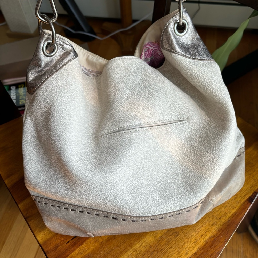 The Sak Indio Color Block Demi Shadow Hobo Bag - image 7